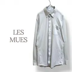 ★レミュー★ノンアイロンシャツ スーパーストレッチ 薄いブルー 普段使い活躍