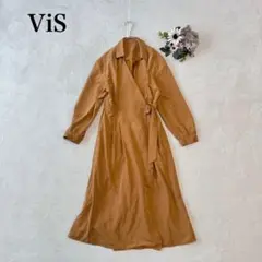 【ビス】カシュクールラップワンピース（フリー）ポケット フレア ウエストベルト