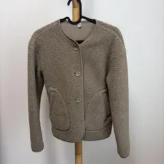 UNIQLO フリースジャケット Sサイズ ベージュ