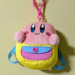 星のカービィ　ミニリュックポーチ　ポーチ　マスコット　ぬいぐるみ　にっこり
