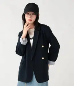 BEAMS HEART オーバー ダブル ジャケット　Lサイズのサムネイル