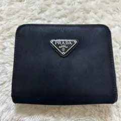 PRADA ブラック 二つ折り財布