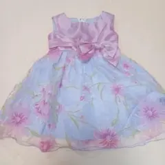 キャサリンコテージ90ドレス結婚式ピアノ発表会セレモニーピンク紫ワンピース花女のサムネイル