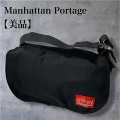 Manhattan Portage ブラック ショルダーバッグ 人気モデル