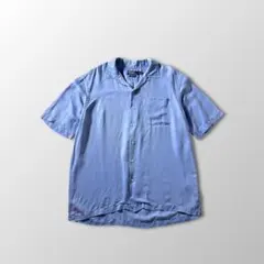 オークリー oakley 開襟シャツ 水色 M ワンオクtaka着用 - メルカリ