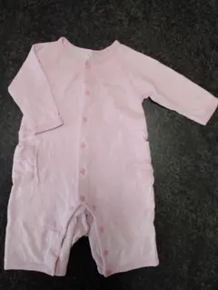 Combi mini ピンクロンパース 　長袖　60-70cm