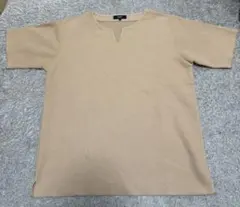BEAMS HEART ベージュ Vネック Tシャツ Lのサムネイル
