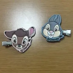 バンビ とんすけ 前髪クリップ 2個セット