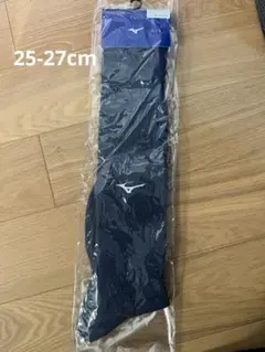 Mizuno サッカーソックス ドレスネイビー/ホワイト 25〜27cm