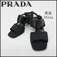 ♦︎ ■ a2524 PRADA【プラダ】 サンダル チャンキーヒール　ミュールのサムネイル