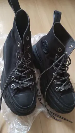 CONVERSE ALL STAR x-girl ブラック23cm 厚底