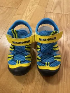 MIKIHOUSE キッズサンダル 青/黄