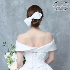LoveTiara ホワイトリボンヘッドドレス