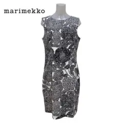 【未使用品】marimekko / ひざ丈ワンピース ノースリーブ C206