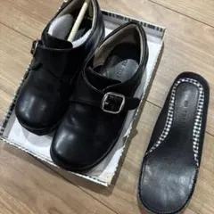 黒 レザー フォーマルシューズ キッズ　19cm ✖︎2足あります！