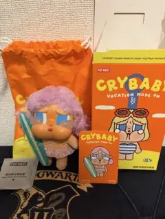 POPMART CRYBABY VacationModeOn LETS SURF
