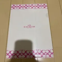 COACH クリアファイル ホワイト・ピンクのサムネイル