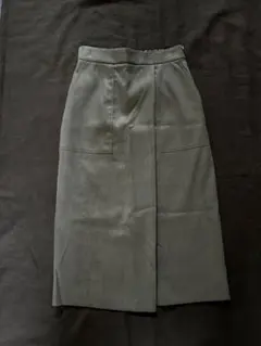 トゥモローランドBallseyボールジィフェイクスエードラップスカート32美品