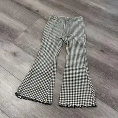 merry go round ギンガムチェックフレアパンツ XXL