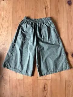 UNIQLO kids XL オリーブグリーン ハーフパンツ