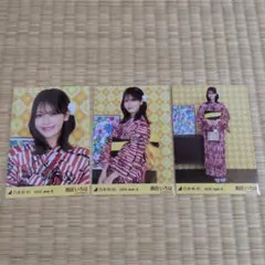 乃木坂46 「奥田 いろは」生写真3種コンプ【浴衣】 - メルカリ