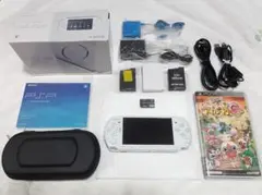 PSP3000　ホワイト　新品に近い綺麗な美品　液晶画面は無傷、ヤケ無し