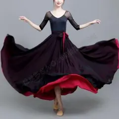 ダンススイング スカート シフォン 720 度スカート パフォーマンス