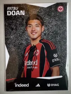 k*a様 堂安律 サイン入り ポストカード 日本代表 W杯 ワールドカップ フラのサムネイル