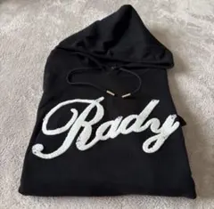 Rady 黒 フード付きパーカー
