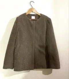 URBAN RESEARCH DOORS ボア ノーカラージャケット