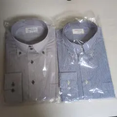 ORIHICA ボタンダウンシャツ 2枚セット LL