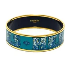 Hermes エルメス エマイユ ブレスレット バングル ロゴ E0188のサムネイル