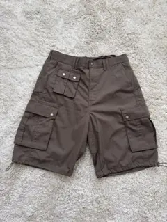 ◎GU✕rokh ワイドカーゴショーツ◎オリーブ　Lのサムネイル
