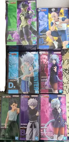 【未開封、即日発送】一番くじハンターハンターA賞、B賞、D賞、E賞、ラストワン賞