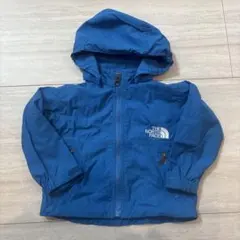 THE NORTH FACE 青 ジャケット フード付き 80cm