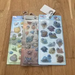 しまむら　ドラクエ　シール りったいシール　3種セット