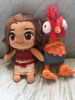 ディズニー モアナと伝説の海 マウイ＆モアナ ぬいぐるみ 2体セット