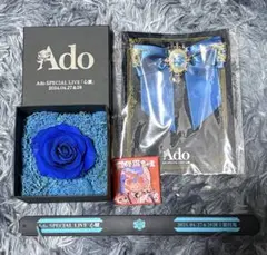 Ado LIVE 心臓 プリザーブドフラワー ・ブローチ・リストバンド3点