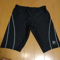 【着用回数少なめ】FILA ブラック 　スパッツ　陸上競技　メンズS