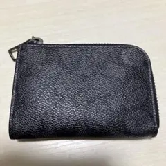 COACH キーケース コインケース シグネチャー ブラック メンズ