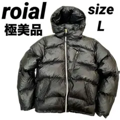 roial ロイヤル ヌプシダウンジャケット ブラック サイズL