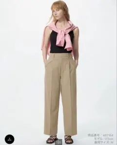 UNIQLO タックワイドパンツ Sサイズ