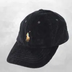 ポロバイラルフローレン ワンポイントポニー コーデュロイ キャップ