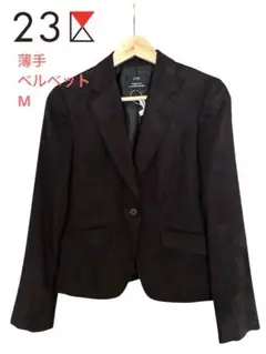 【23区】オンワード樫山　テーラードジャケット黒レディース✨クリーニング済✨軽量