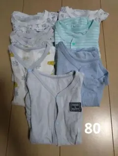 西松屋 ベビー肌着ロンパースセット（80）