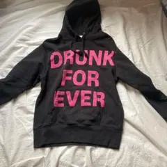 DRUNK FOR EVER パーカー　S あいむほりっくパーカーs DRUNK FOR EVER hoodie fti - メルカリ