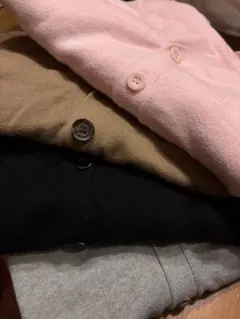 制服 ニットカーディガン ピンク