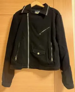 【aik様】ARMANI JEANS ライダースジャケット ブラックのサムネイル