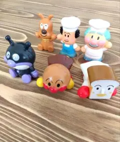 アンパンマン 硬質　なかよし指人形　アガツマ 6体セット