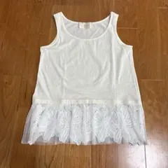ページボーイ　レース　タンクトップ　フリーサイズのサムネイル